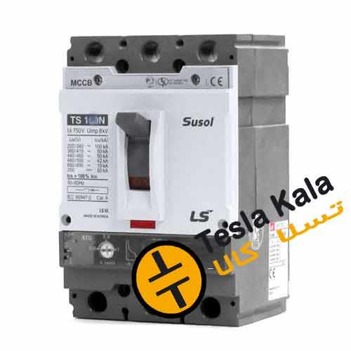 کلید اتوماتیک،کمپکت 80 آمپر،قابل تنظیم حرارتی-ثابت مغناطیسی LS سری SUSOL